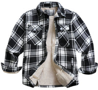 Max | Klassische Holzfäller-Jacke im Freizeitlook in Schwarz