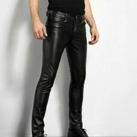 Jonner | Herren Moderner Schlank Hosen | Schwarz in Schwarz