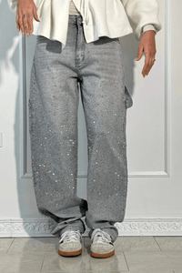 1+1 Gratis | Philine™ Stylische Baggy-Hosen in Grau