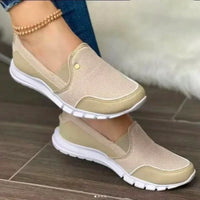 Françoise - Orthopädische Diabetiker-Schuhe zum Hineinschlüpfen in Beige
