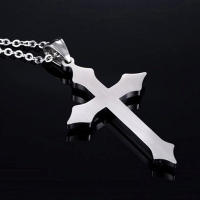 Vintage Kreuz-Anhänger Halskette