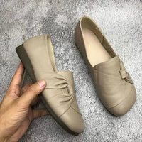 Kaia - Elegante Lederschuhe für Damen mit Stil in Beige