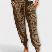 Feli - Leo Hose mit weitem Bein in Braun