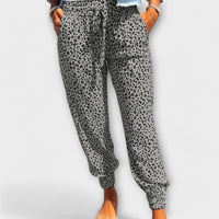 Feli - Leo Hose mit weitem Bein in Grau