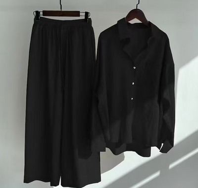 Madeleine - Sommerset aus Leinen