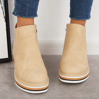 Stella - Modische und bequeme Stiefel in Beige