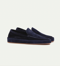 Charles | Herren Klassische Sommer Wildleder Loafer in Blau