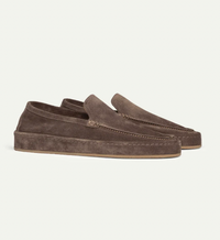 Charles | Herren Klassische Sommer Wildleder Loafer in Braun