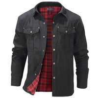 Lukas | Stylische Rover-Jacke für Herren Outdoor in SCHWARZ