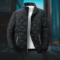 Stilvolle Puffer-Jacke für Herren in Schwarz