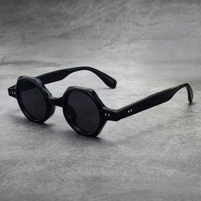 Achteckige Retro-Sylvesterbrille