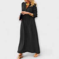 Hannalore - Bequemes Maxikleid in Schwarz