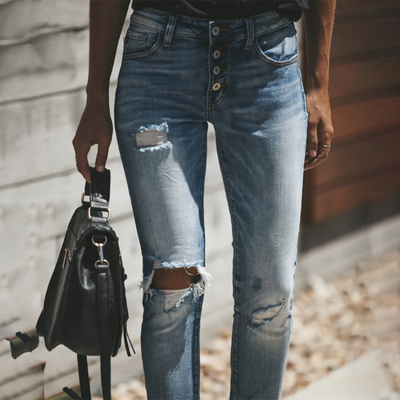 Jeans mit Rissen für Damen