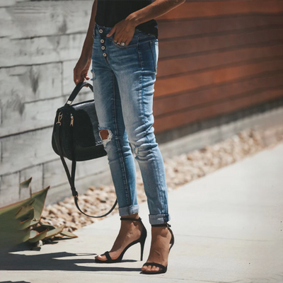 Jeans mit Rissen für Damen