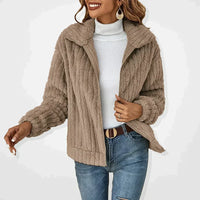 Stylische Weste Jacke für Frauen - Adria in Khaki