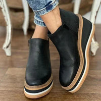 Agathe | Freizeitstiefel in Schwarz
