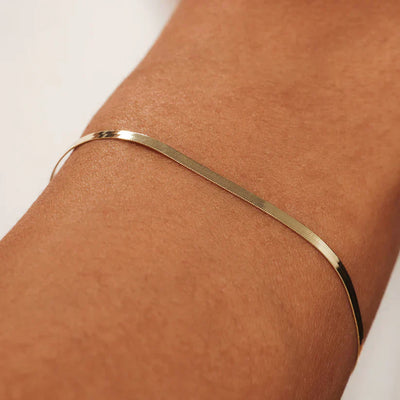 Gold Soleil Serpent Bracelet