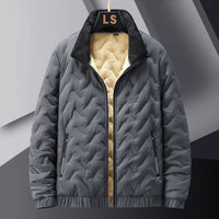 Warme Winterjacke für Männer - Brant in Grau