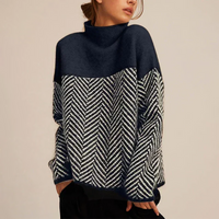 Yancy - Eleganter und bequemer Pullover in Marineblau