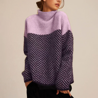 Yancy - Eleganter und bequemer Pullover in Lila