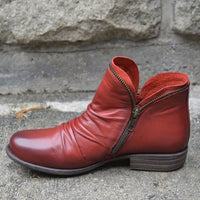 Schicke Winterstiefel für Frauen - Brigitte in Rot