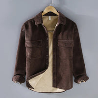 Classic - Herren Cordjacke in Braun