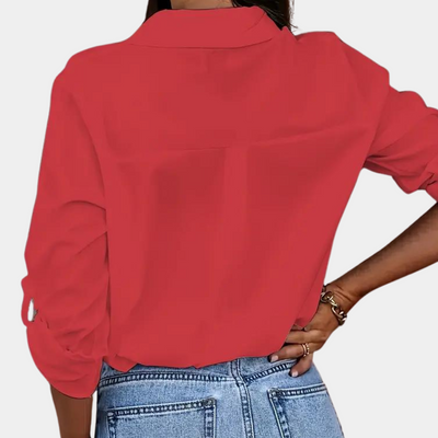 Bluse mit Langen Ärmeln für Damen