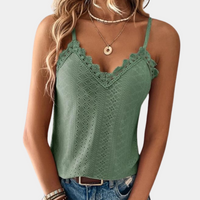 Kedlira | Damen Sommer Oberteil | Elegant in Grün
