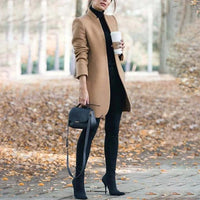 Eleganter Frühlingsmantel - Carina in Khaki
