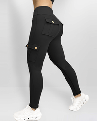 Levi – Damen Stretch Cargohose in Schwarz