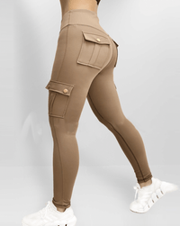 Levi – Damen Stretch Cargohose in Khaki