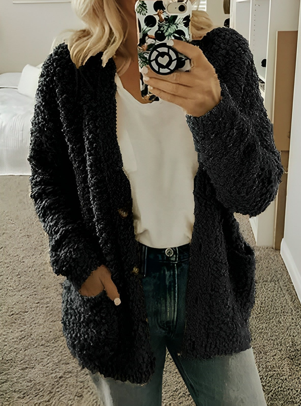 Carlotta - Kuschelige Strickjacke für Damen