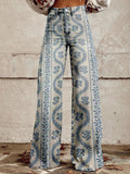 Blau gestreift