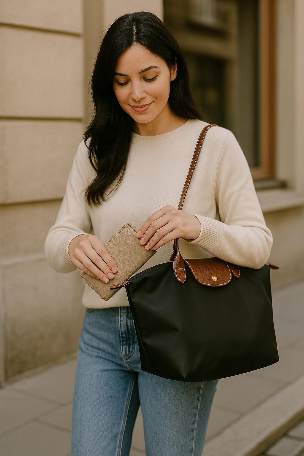 Luxus Damen Handtasche Celeste – Stilvoll, vielseitig & elegant für Alltag, Business & Events