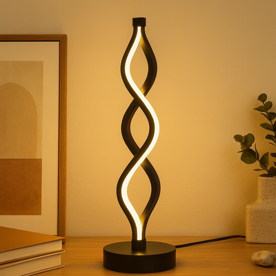 Ceryn | Minimalistische spiralförmige LED-Schreibtischlampe
