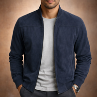 Joseph | Herren Winter Wildleder Bomberjacke in Blau