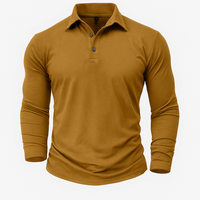 Loreno™ | Polo aus hochwertiger Baumwolle, frisch und bequem in Karamellbraun