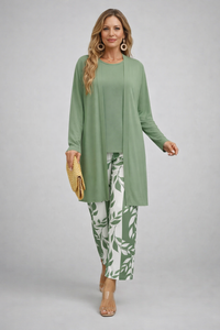 Eirwen | Elegantes 3-teiliges Casual-Set in Grün