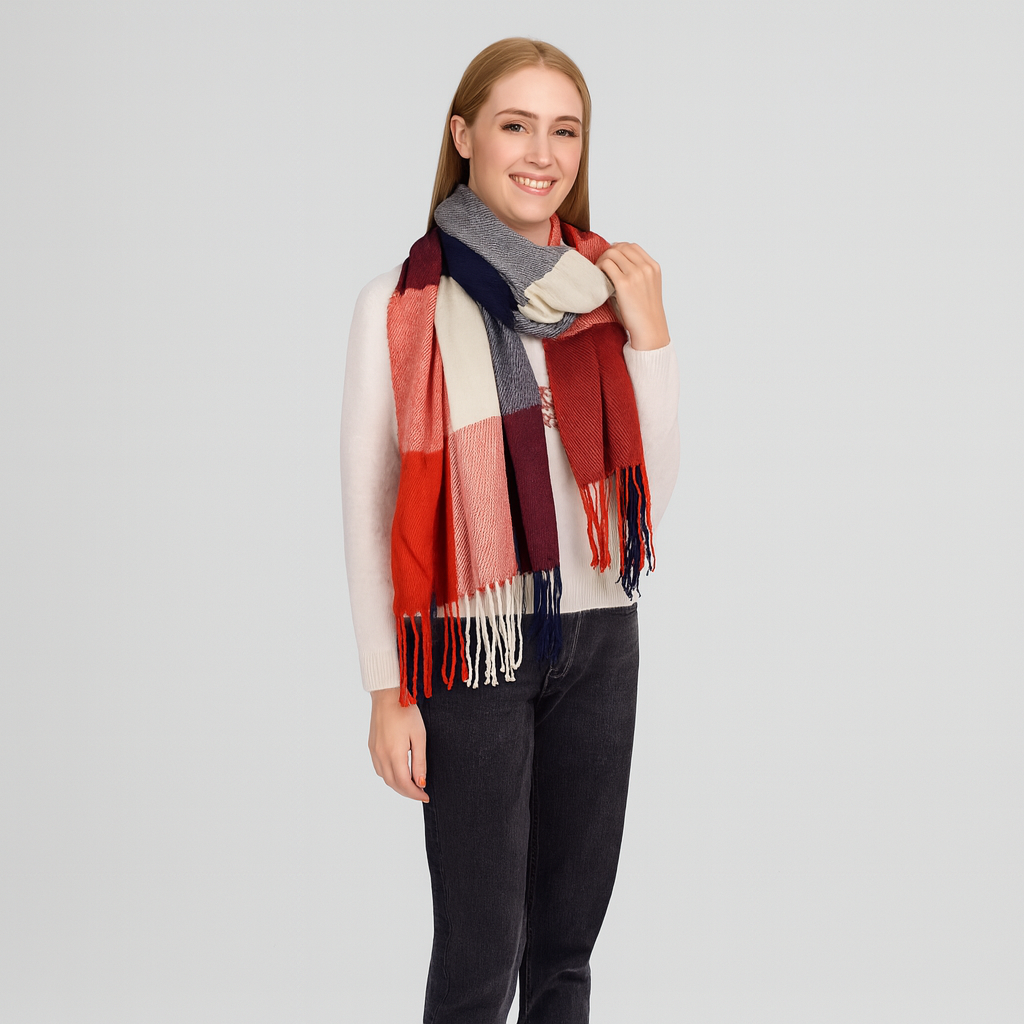 Sofia | Übergroßer Winterschal mit weichem Strick