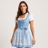 Dirndl Damen Festlich – Hochwertiges Trachtenkleid in Blau