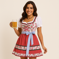 Dirndl Damen Festlich – Hochwertiges Trachtenkleid in Rot