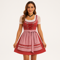 Dirndl Damen Festlich – Hochwertiges Trachtenkleid in Dunkelrot