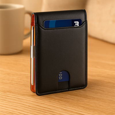 Carbonfaser Bifold Geldbörse – Schlanker RFID-blockierender Kartenhalter