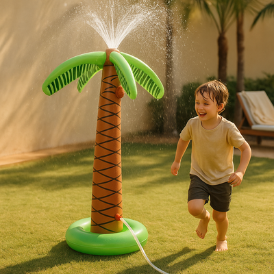 Aufblasbarer Gartensprinkler – Wasserspielzeug im Baum-Stil