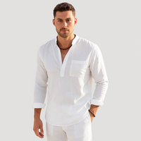 Lendon - Elegantes Leinenhemd für Herren - Sommer Chic in Weiß