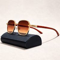 Indra | Premium Unisex-Sonnenbrille in Gold