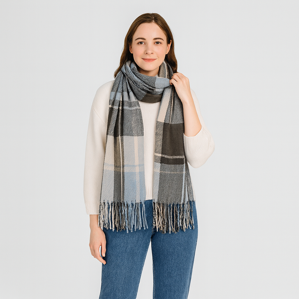 Sofia | Übergroßer Winterschal mit weichem Strick