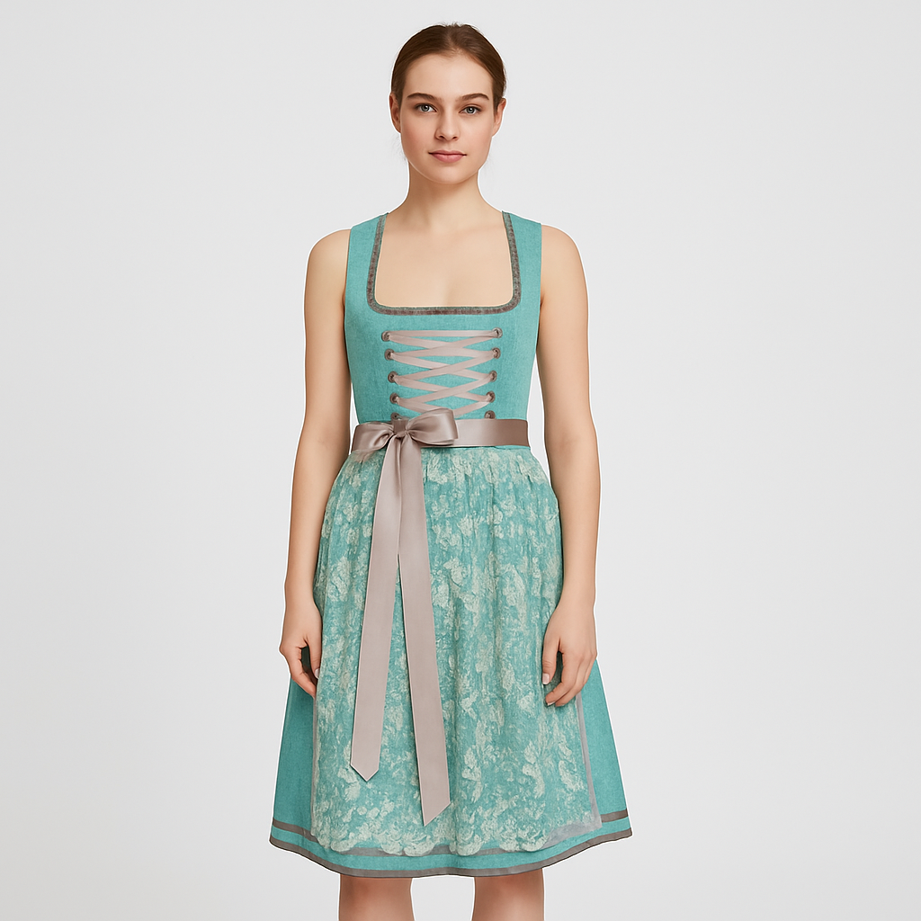 Heidi Dirndl Damen – Modernes Kleid für Oktoberfest