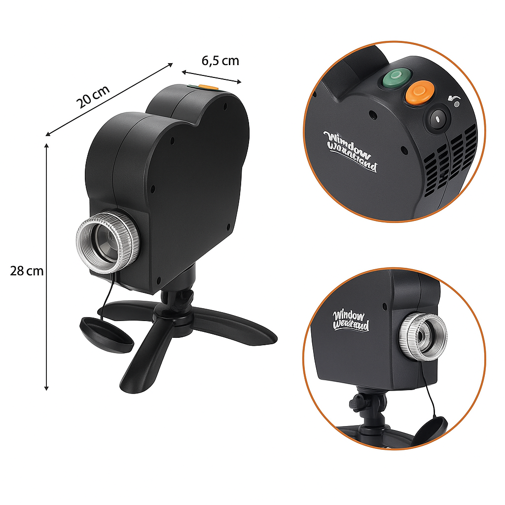 PhantomGlow | Geisterhaus-Halloween-Projektor