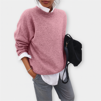 Lianne™ | Klassischer Senfgelber Strickpullover – Mühelose Eleganz